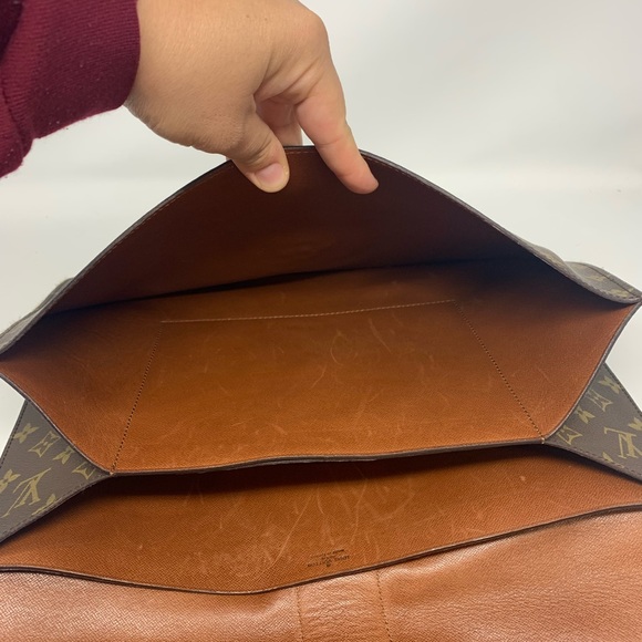 Louis Vuitton LV Brief Case Browns Monogram VINTAGE - Picture 11 of 14